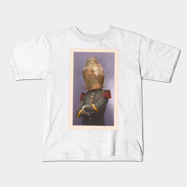 Amphora head Kids T-Shirt by jurjenbertens